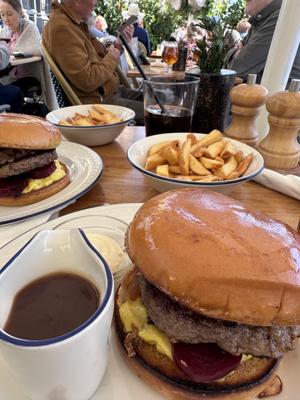 Danish Burger At Hyttefadet Nyhavn